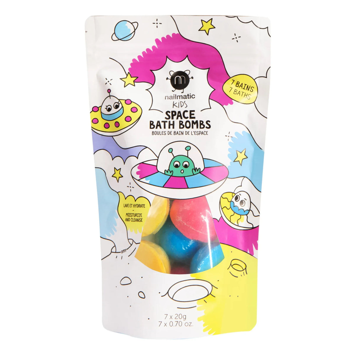 Nailmatic Kids - 7'li Uzay Banyo Bombaları