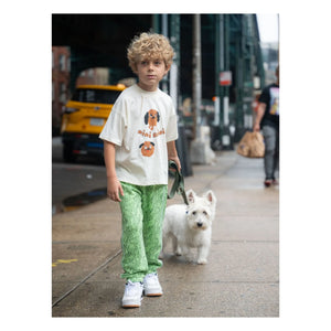 Mini Rodini - Doggies Organik Pamuk Tişört | Beyaz