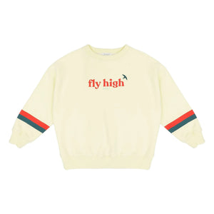 Jenest - Jules organik pamuk sweatshirt | Soluk sarı