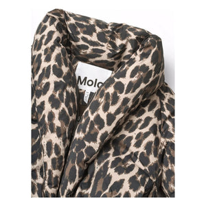Molo - Heylee Leopar şişme mont | Kahverengi