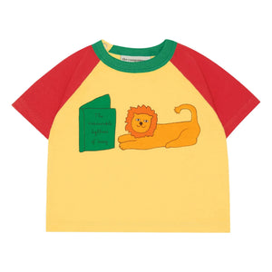 The Campamento - Aslan organik pamuklu bebek T-shirt | Sarı
