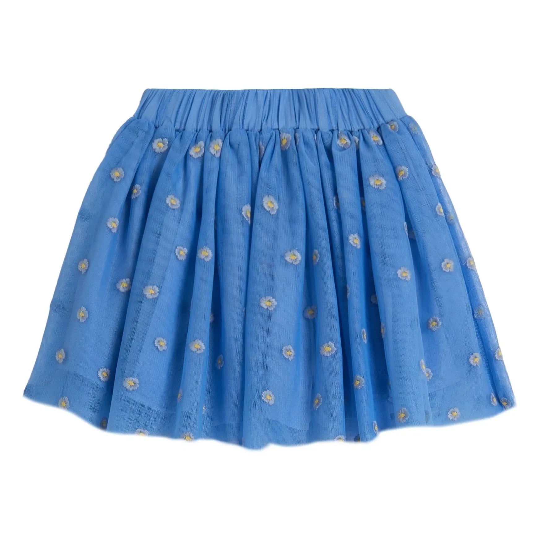 Stella McCartney Kids - Çiçekli etek Tül Organik Pamuk | Mavi