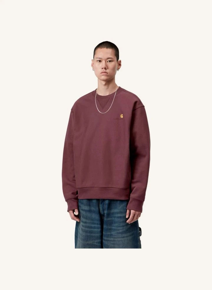 Carhartt WIP - American Script Sweatshirt | بوردو