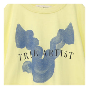 True Artist - T-shirt N°1 Kuş Organik Pamuk | Sarı