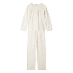 Bonpoint - Jucie organik pamuklu pijama | Ecru