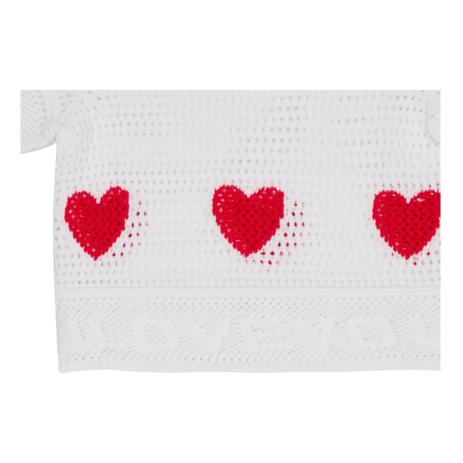 Stella McCartney Kids - Kalp kazak | Beyaz