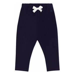 Petit Bateau - Organik pamuklu polar pantolon | Gece mavisi