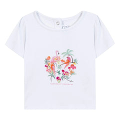 Tartine et Chocolat - Tropique T-shirt | Beyaz