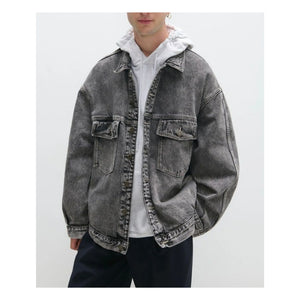 American Vintage - YopDay-B Pamuk ceketler | Koyu heather gri