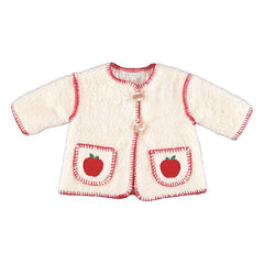 Bebe Organic - Apple | Ecru Sherpa Tarzı Ceket