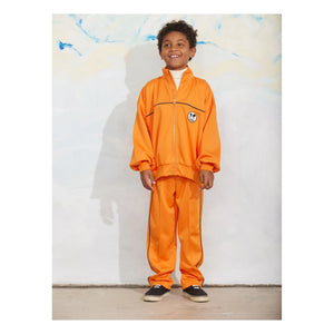 Mini Rodini - Sport Fermuarlı Sweatshirt Geri Dönüştürülmüş Lifler | Turuncu
