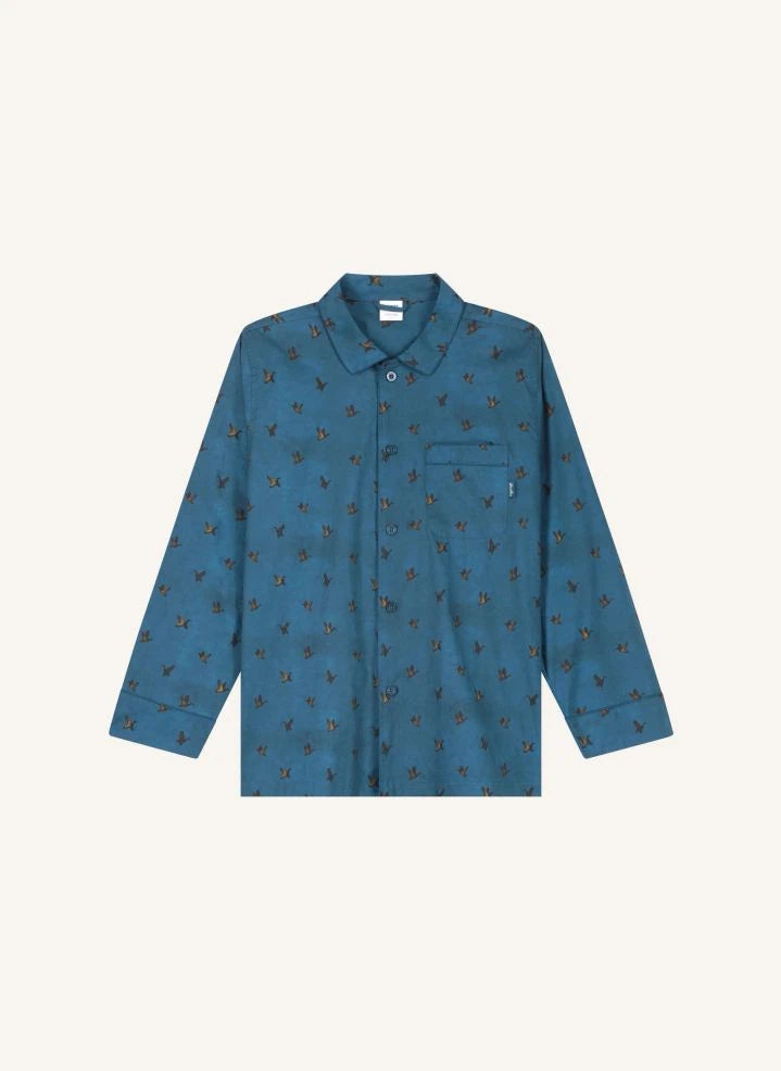 Pockies - قميص بيجامة على شكل بطة | Peacock Blue