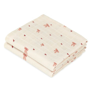 Cam Cam - Puantiyeli bezler - 2’li Set | Pembe