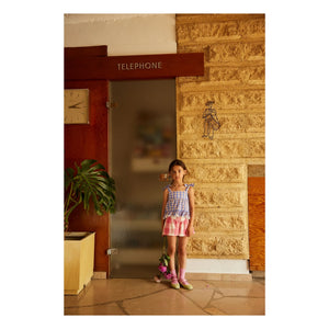 Hello Simone - Short Marlow Carreaux | Pembe