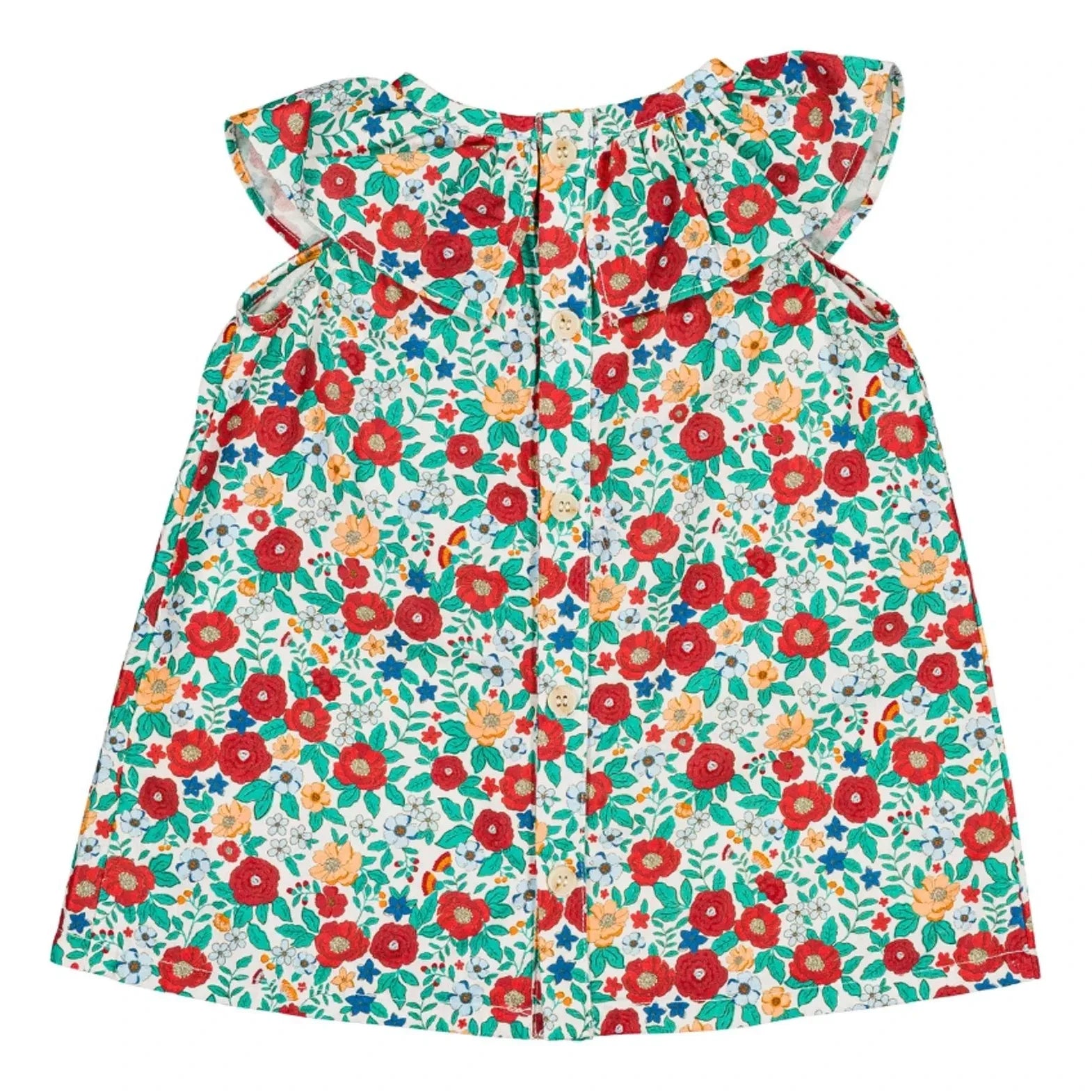 Loir - Blouse Thaïs Fleurie | Beyaz