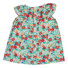 Loir - Blouse Thaïs Fleurie | Beyaz