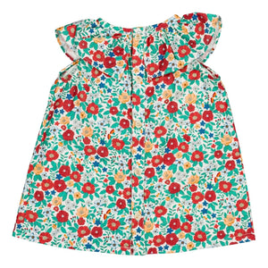 Loir - Blouse Thaïs Fleurie | Beyaz