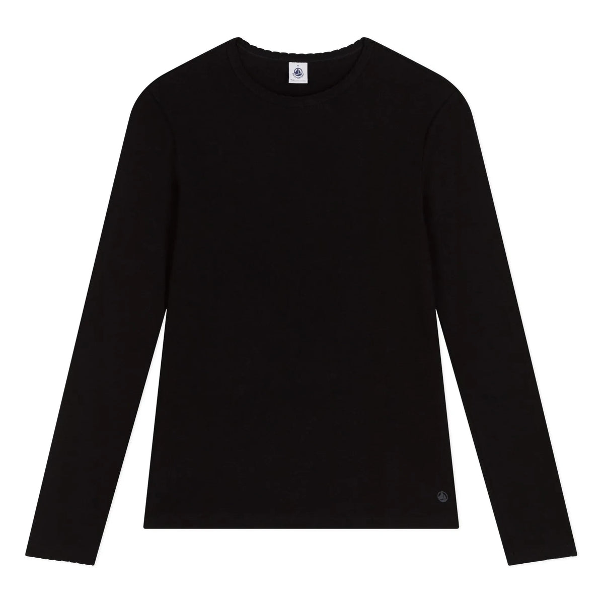 Petit Bateau - L'Iconique organik pamuklu Tişört | Siyah