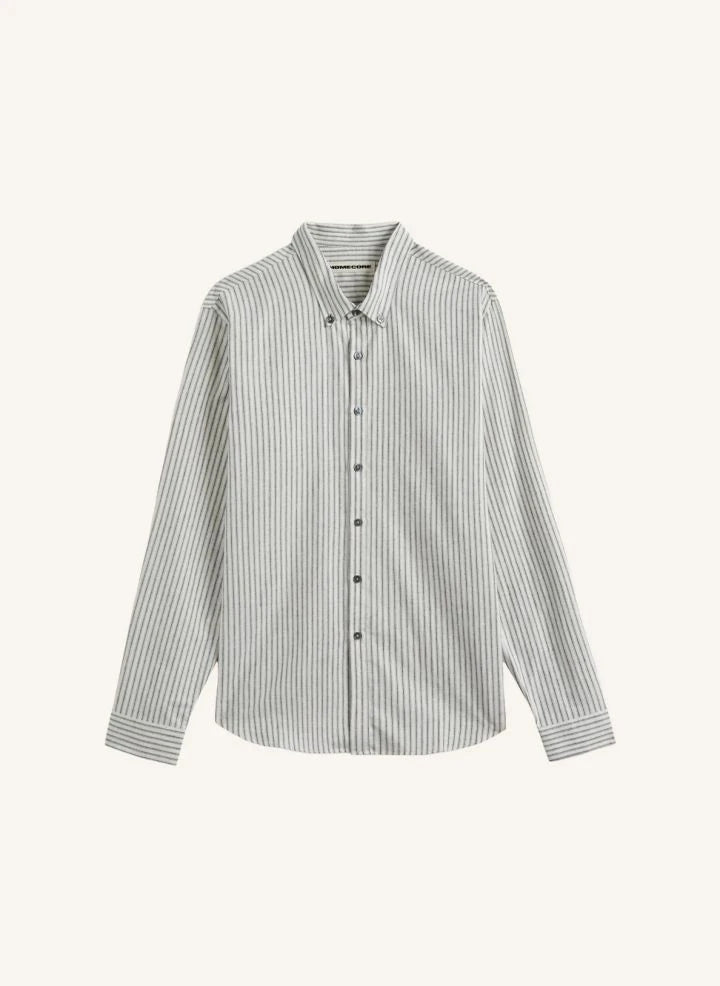 Homecore - Tokyo Sapporo قميص مخطط | أزرق فاتح
