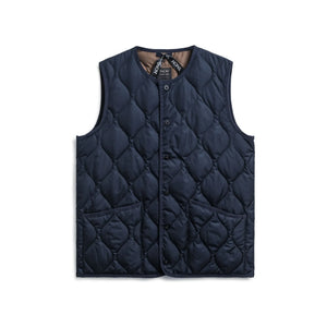 Taion - Unisex Askeri Kolsuz Ceket | Lacivert