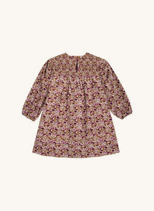 Bonton - Perle Fleurie Büzgülü Elbise | Karamel