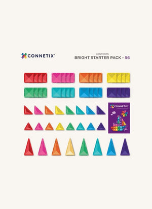 Connetix - طقم البداية - 56 قطعة