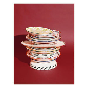 Serax - Baazar tatlı tabakları, Waww La Table - 4'lü Set | Yeşil