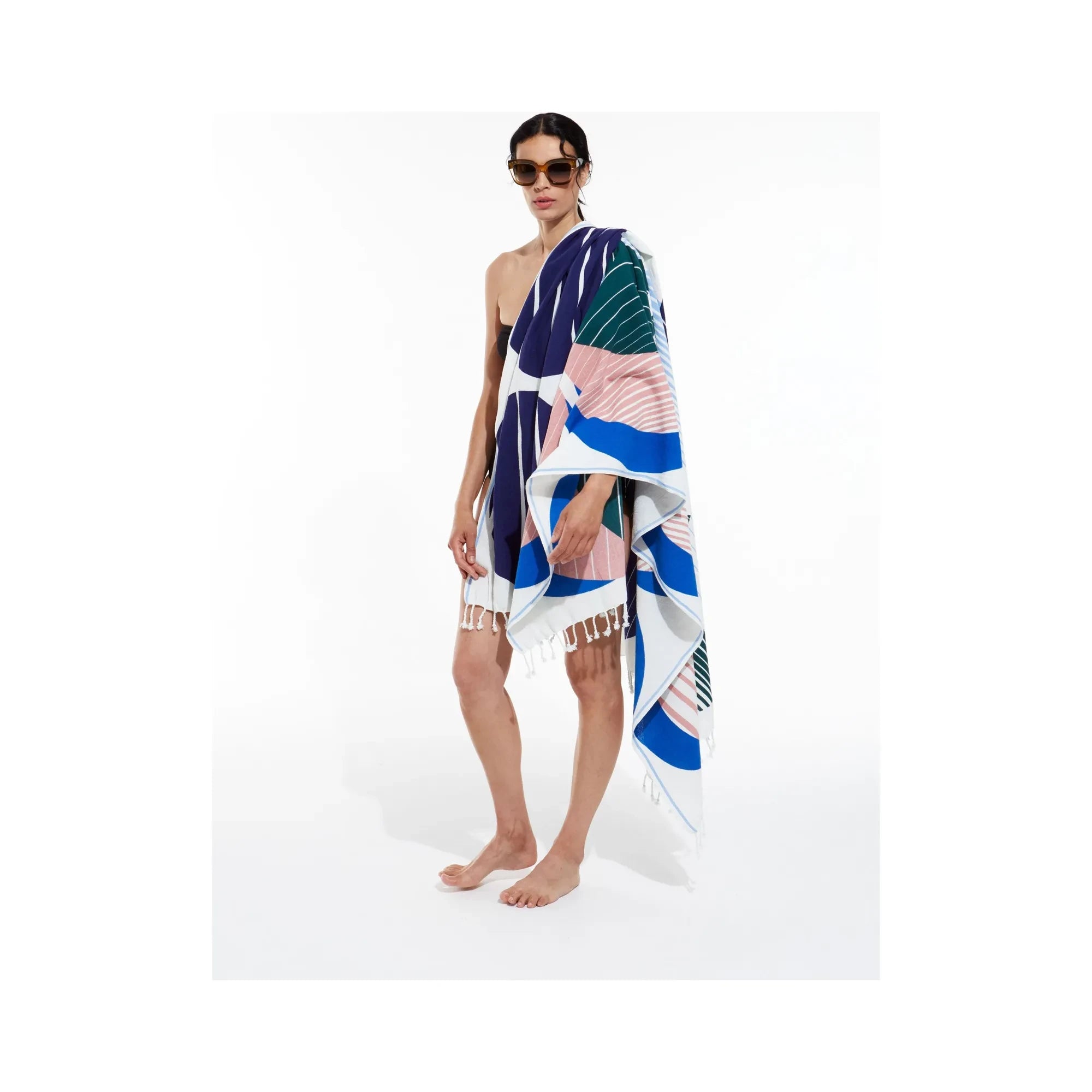 Mapoésie - Beach towel Cinétique | Lila