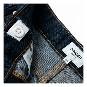 Finger in the nose - Bermuda Denim Dua | Denim brut