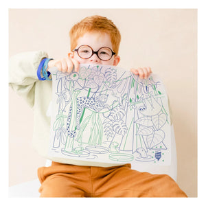 Superpetit - Amazonia boyama placemat