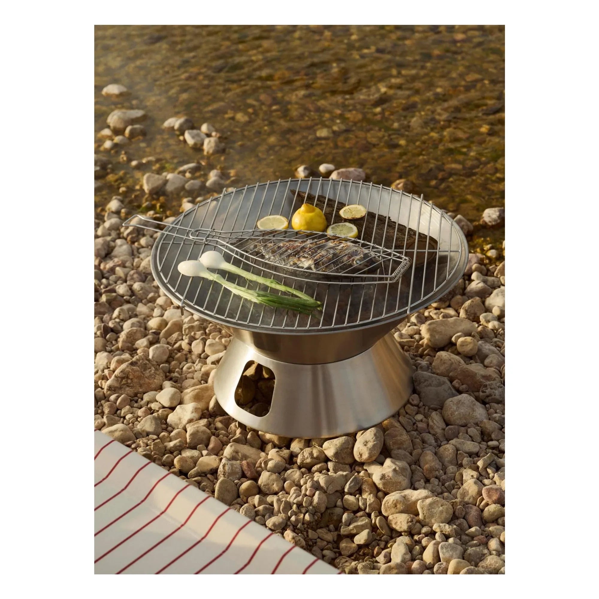 Hay - Outdoor Market fish grill, Jasper Morrison | Çelik