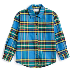 Bobo Choses - Tartan gömlek | Mavi