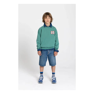 Hundred Pieces - Conrad Denim Bermuda şort | Denim mavisi