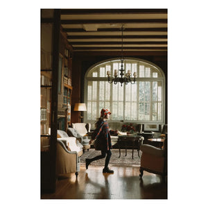 Tinycottons - Ekose Büzgülü Elbise | Mavi