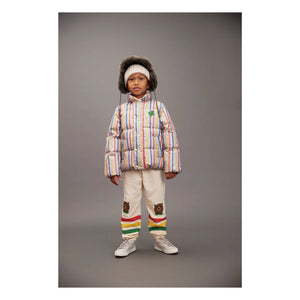 Mini Rodini - Clover dolgulu mont | Ecru