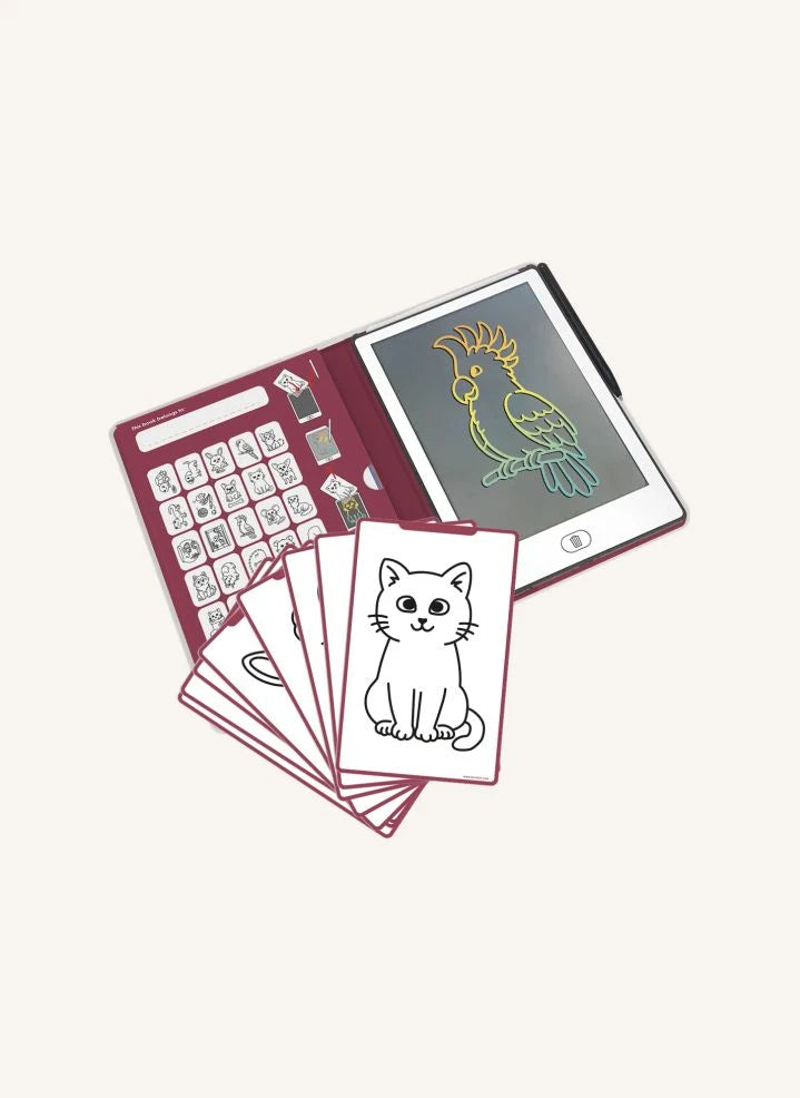 Kidywolf - Kidydraw Mini لوح رسم - حيوانات أليفة