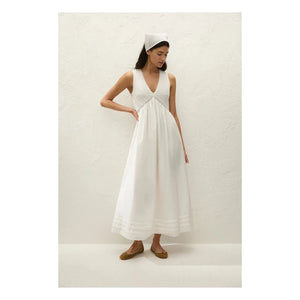 Faithfull the Brand - Fiora Pamuk Elbise | Beyaz