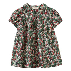 Caramel - Nina Liberty elbise ve bloomer seti | Bordo