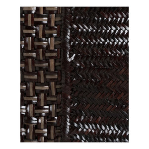 Vipera - Pillow Patch Deri clutch | Çikolata