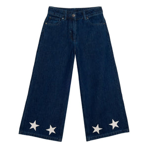 Stella McCartney Kids - Jean Etoiles | Koyu Mavi