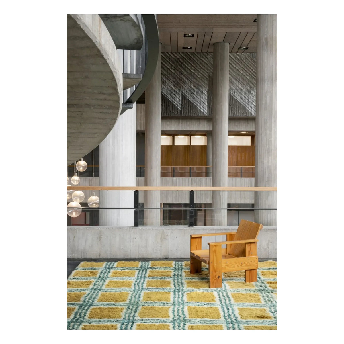Layered - Yün halı Pergola, Evelina Kroon | Hardal