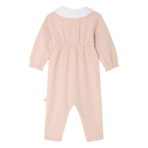 Bonpoint - Cayla Organik Pamuklu Peter Pan Yaka Pijama | Şeftali