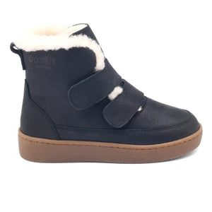 Donsje - Siyah Clenn Astarlı Cırt Cırtlı Spor Ayakkabı