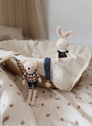 Patti Oslo - Kalp Detaylı Kutup Ayısı Peluş Oyuncak | Beyaz
