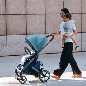 CYBEX Balios S Lux Pushchair - Stormy Blue-Strollers-Stormy Blue-Taupe | Natural Baby Shower