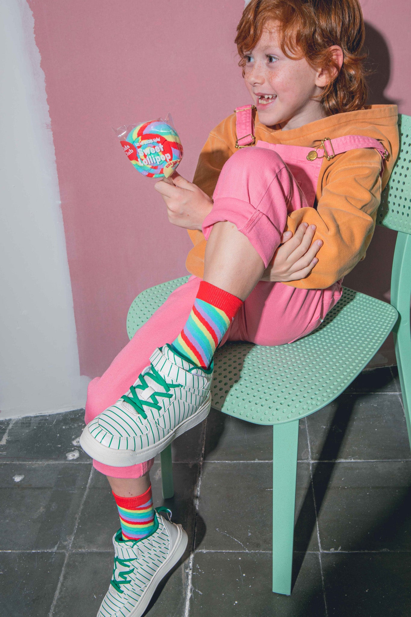 Eat My Socks - Çocuk Tatlı Lolipop Çorap-Dinossi