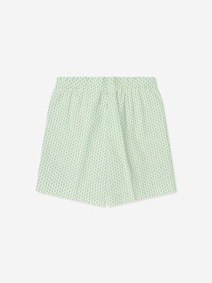 Gucci Boys Striped Bermuda Shorts in Green