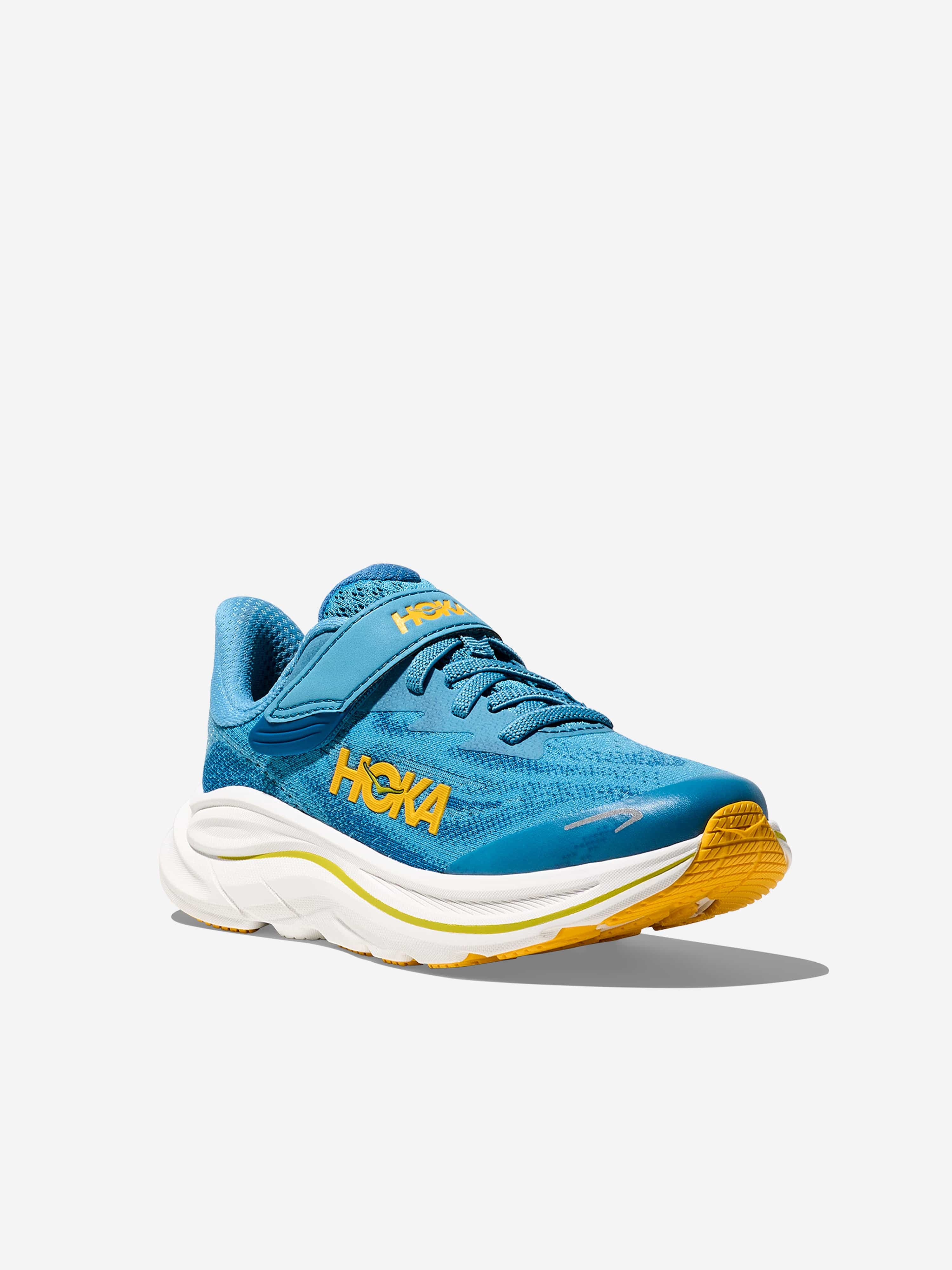 HOKA Kids Clifton 10 Trainers in Blue