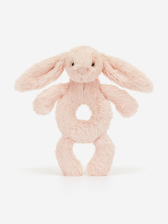 Jellycat Bashful Blush Bunny Ring Rattle in Pink (18 CM)
