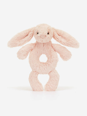 Jellycat Bashful Blush Bunny Ring Rattle in Pink (18 CM)